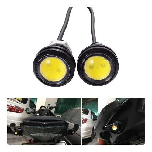 23mm Led Moto Y Coche Ojo De Águila Led Drl X 50 Uds