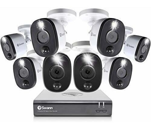 Sistema De Seguridad De 8cmaras, 8canales, 1080p, Dvr