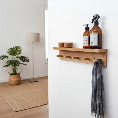 Perchero Estante Moderno Nordico Escandinavo Paraiso 40 Cm | Envío gratis