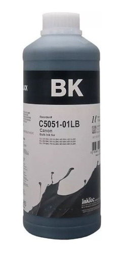 Tinta Inktec C5051 Compatible Con Canon Base Agua 1 Litro 