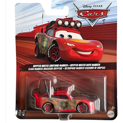 Auto A Escala Cars Rayo Mcqueen Caza Criaturas Cryptid Buste Rojo | Meses sin interés