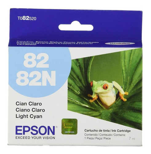 Cartucho Original Epson T 82 Cyan 270 290 590 610 50 700 720