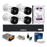 Kit Intelbras 4 Cam Vhd 1230b Dvr 4ch Fullhd C/ 1t Purple