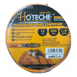 Manguera 15 Metros Para Compresor Pvc 300psi Hoteche