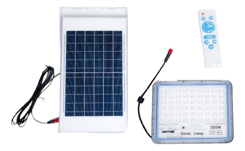  Reflector Led + Panel Solar Exterior Con Control