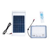  Reflector Led + Panel Solar Exterior Con Control