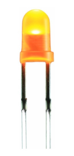 Paquete De 15 Unidades Led Naranja Ultrabrillante 5mm