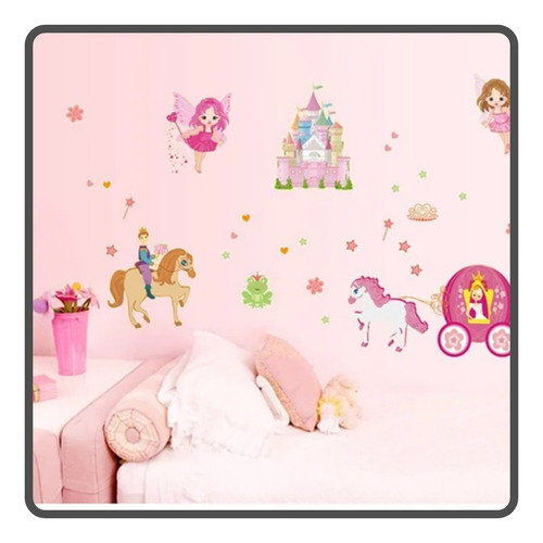 Vinilos Decorativos Para Pared Infantiles Hadas Luminoso