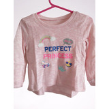 Remera Nena Children's Place  12 Meses Patines Lentejuelas 