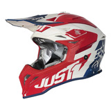 Casco Enduro Cross J39 Stars Red / Blue / White Just1