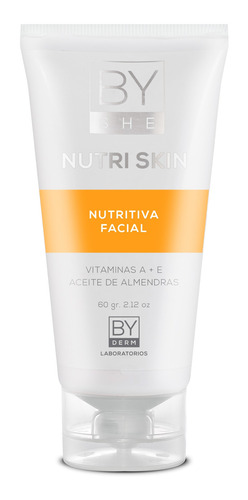 By She Nutri Skin Crema Nutritiva Facial Pieles Secas 60g