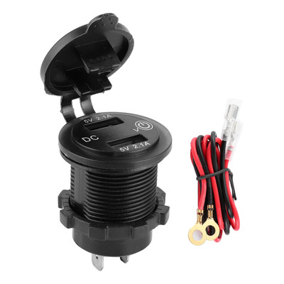 Encendedor De Coche Con Doble Conector Usb Y Doble Puerto, M