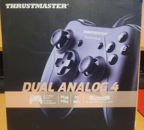Joystick Thrustmaster Dual Analog 4 Negro. Sin Uso!