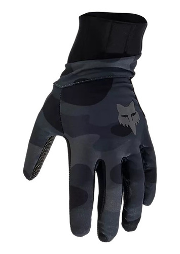 Guantes Fox Mtb Térmicos Defend Pro Fire Negro Camo