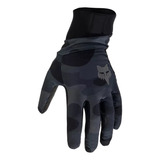 Guantes Fox Mtb Térmicos Defend Pro Fire Negro Camo