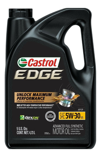 Aceite Sintetico Castrol Edge 5w30 Sellado 4.73 Litros 