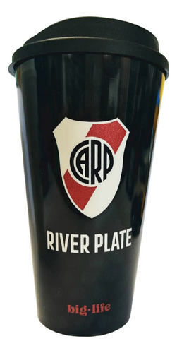 Vaso Tapa Cafe Edicion Exclusiva De River Plate