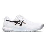 Tenis Asics Gel Resolution 9 Blanco/negro