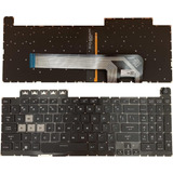 Teclado Retroiluminado Usa Para Asus Tuf Gaming 8 F15 Fx506 