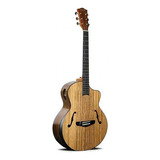 Guitarra Acústica Deviser Ls-580 Para Diestros Natural Richlite Mate