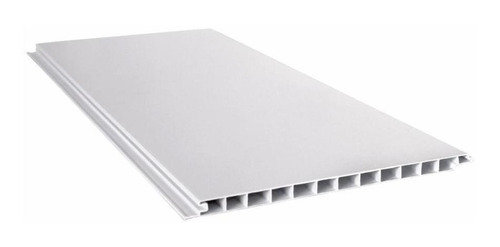 Placa Blanca Cielorraso Pvc 2.5 Metros X 200mm X 10mm