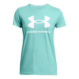 Polera Manga Corta Sportstyle Mujer Verde Under Armour