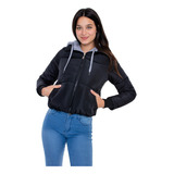 Campera Mujer Inflable Impermeable Con Capucha Chaqueta