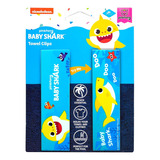 Pinkfong Baby Shark - Pinzas Para Toallas, Color Azul, Bolsa