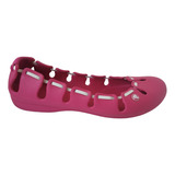 Chinitas Ballerinas Marca Crocs Nro. 37 W7 Usadas (rf)