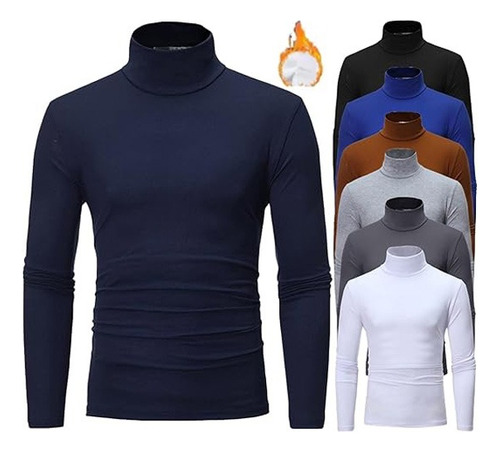 Pack 6 Camiseta Hombre Varón Bambú Con Polar