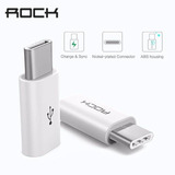 Adaptador De Cable Micro Usb A Usb Tipo C, Usb 3.1 Rock