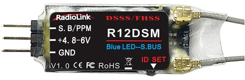 Radiolink R12dsm 2.4ghz 12 Canales Receptor Micro Rc Sbus/pp