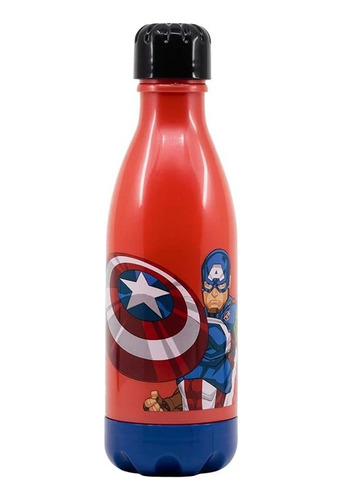 Vaso Termo Botella Tapa Y Pico Spiderman Avengers Zombies 