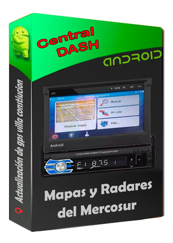 Actualizacion Gps Estéreo In Dash Retráctil Android Igo