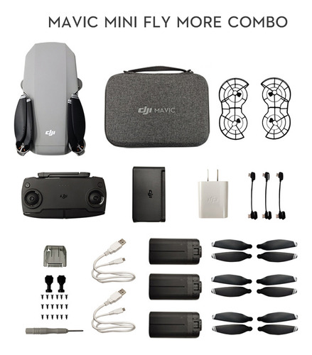 Dji Mavic Mini 2.7k - Japão - 199 Gramas - Fly More Kit