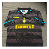 Jersey Inter Milan Retro 1997 1998 Reedición Ronaldo