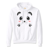 Sudadera Gorro Lindo Panda Cachetes Manchas