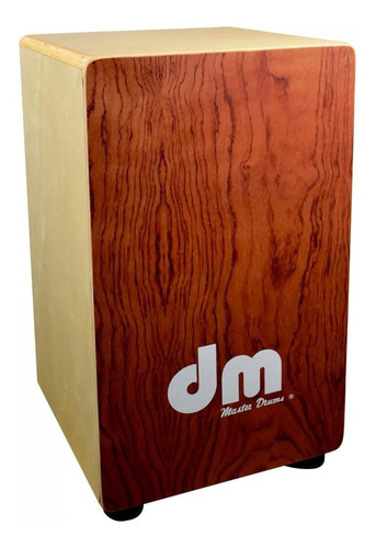 Cajon Peruano Tapa Madera Rosa Africano Dm  Dmcj003