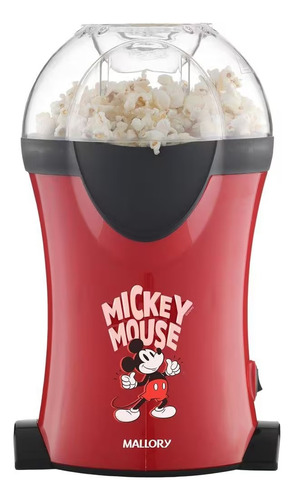 Pipoqueira Elétrica Mallory Mickey Mouse Vermelho 1200w 127v