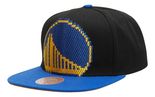 Gorra Mitchell & Ness Gs Warriors 8 Bit Xl Ajustable