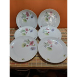 6 Platos De Postre Porcelana Bavaria Art 1029