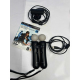 Controles Sony Playstation3 Move Negros + Cámara Original