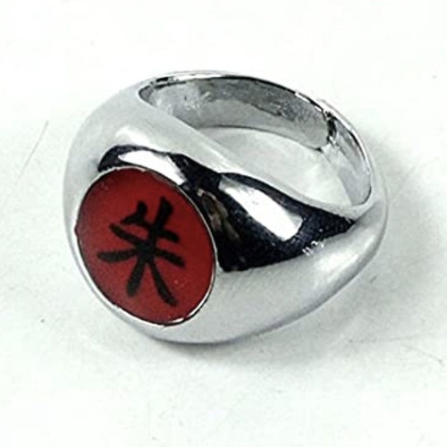 Naruto Anillo Itachi Kanji Ajustable