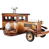 Juego De Decantador De Whisky Forma De Coche Vintage