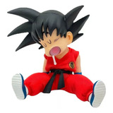 Figura De Goku Niño Durmiendo Babeando 