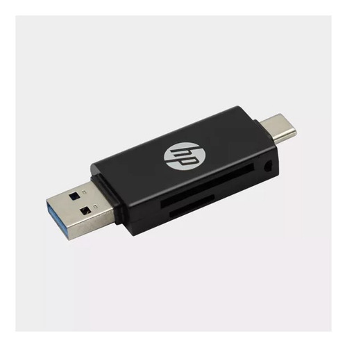 Lector De Tarjetas Sd-micro Sd Dhc-ct112 Usb Y Usb C Fj Color Negro