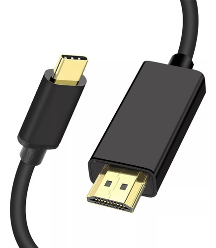 Cable Adaptador Usb Tipo-c A Hdmi 1.8m Negro Netmak Nm-tch2