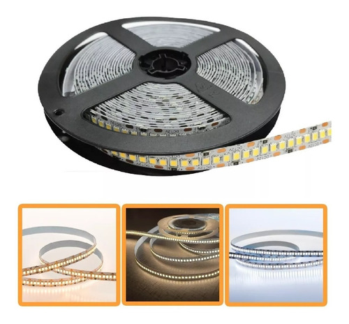 Rolo De Fita Led 3000k Luz Amarela 5mts Smd 22w 12v Ip20