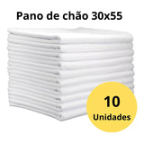 Kit 10 Pano De Chão Saco Alvejado Simples Atacado 30x55 Top