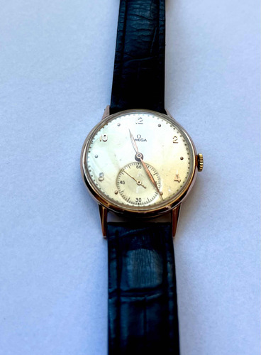 Relógio Omega Original Antigo, Ouro 18k, Funcionamento Ok.